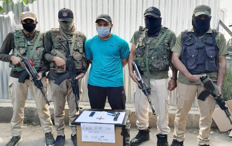 AGH terrorist arrested in Srinagar