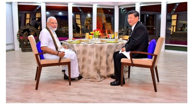 PM Modi gifts Annam lamp, Thanjavur painting to Chinese President Xi Jinping
