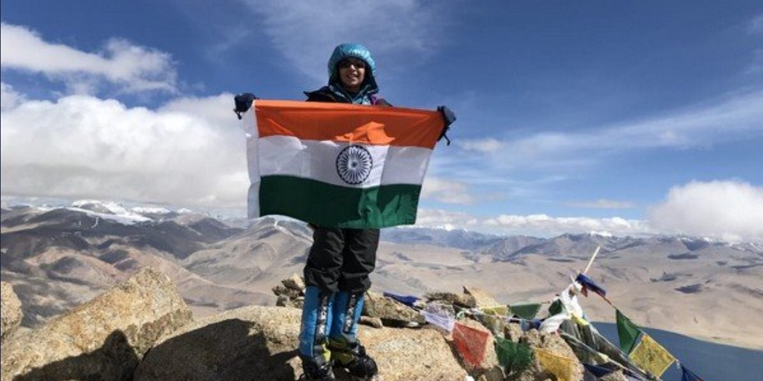 Mumbai school student scales Ladakh's Mt Mentok Kangri II