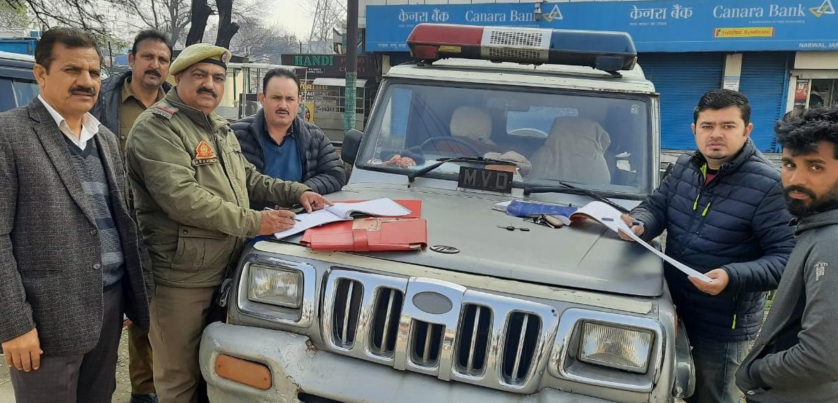 RTO Jammu seized 6 vehicles under MV Act
