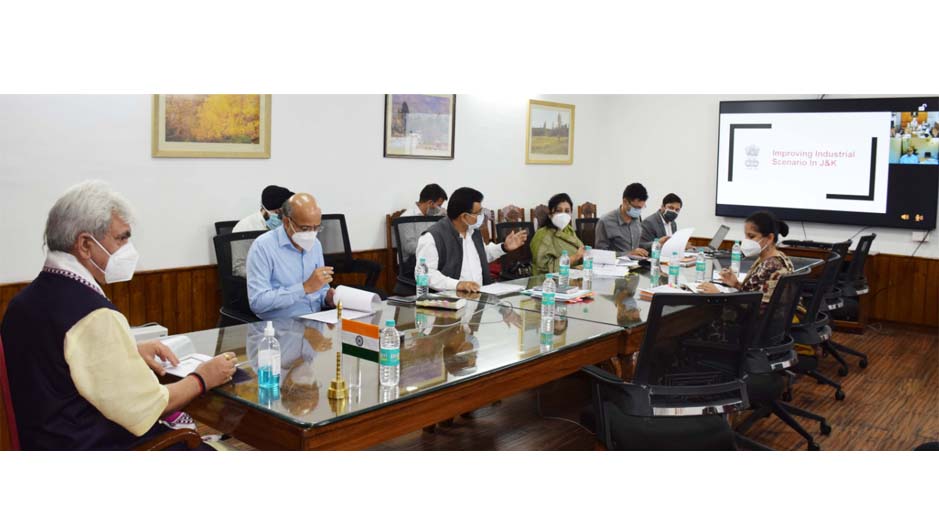 Lieutenant Governor reviews functioning of Industries & Commerce Department