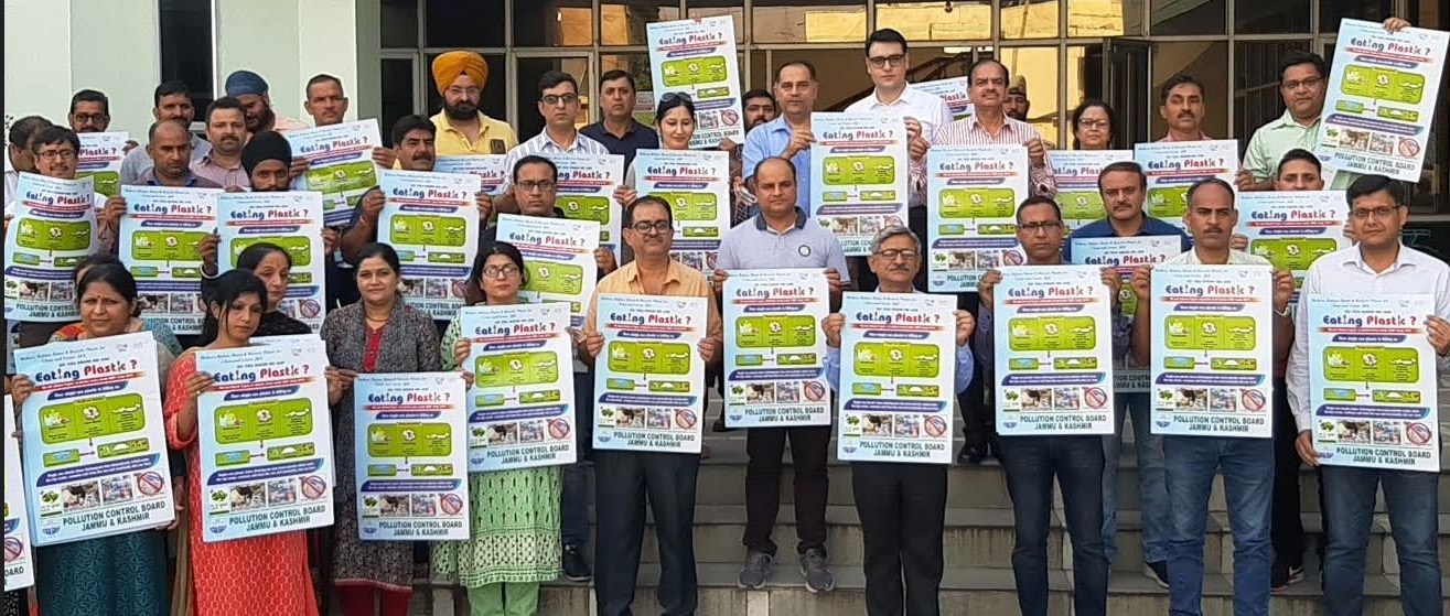 Anti-plastic campaign: J&K Pollution Control Board releases awareness poster