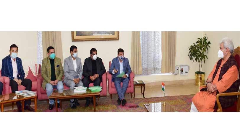 PHD CCI Jammu; Chamber of Commerce & Industry call on Lt Governor