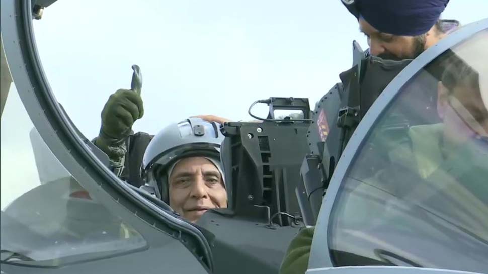 Historic Day, Says Rajnath Singh as He Takes Off for Sortie in First Rafale Jet Handed Over to India