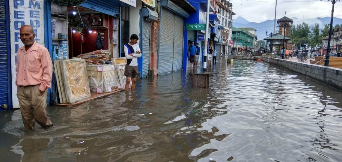 Parts of Srinagar submerged after heavy rains batter city