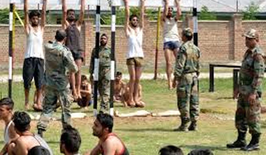 Army recruitment drive in Kashmir Valley on Oct 3, 4
