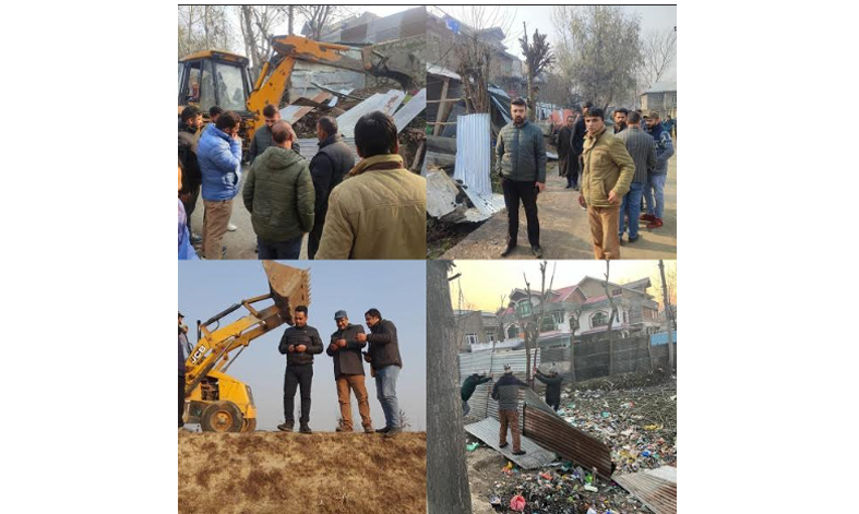 Srinagar Admin launches massive anti-encroachment operations across District
