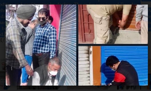 38 shops sealed and 12 vehicles seized for violating COVID-19 lockdown in Srinagar