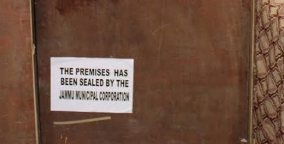 JAMMU MUNICIPAL CORPORATION  SEALS SHOPS