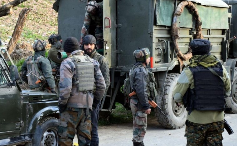Army and Kupwara Police neutralised two terrorists near LoC Tekri Nar in Machil area of Kupwara