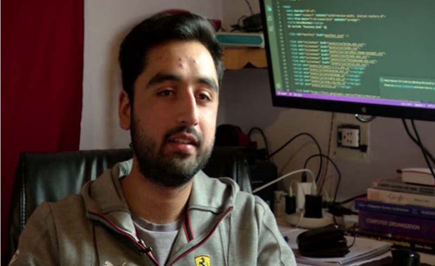 Kashmiri student develops COVID-19 tracker for Valley