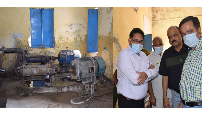 Principal Secretary I&FC visits Water Supply and Irrigation Schemes in Jammu outskirts