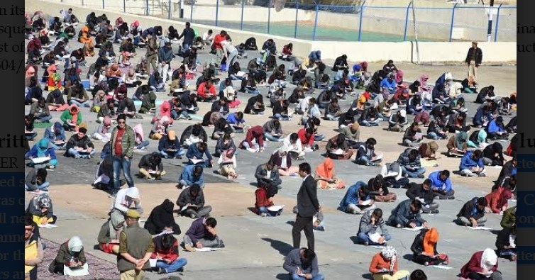 Written exam for the posts of General Line Teachers concludes smoothly at Kargil