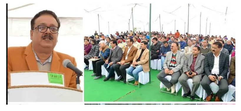 Navin Choudhary addresses Gram Sabha at Chajjwal