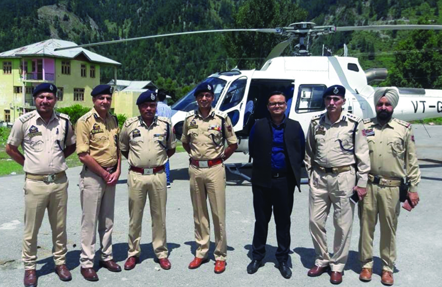 IGP Jammu Zone visited Kishtwar & Doda to review the present security scenario