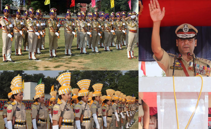 ADGP Jammu administers pledge to officers, at Glushan Ground Jammu