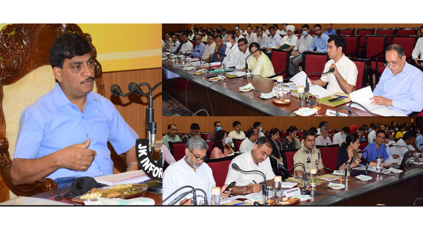 Chief Secretary reviews developmental scenario of district Jammu