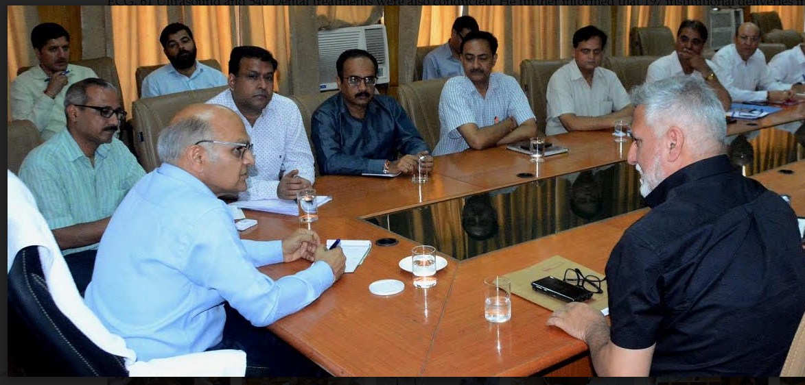 Advisor Sharma reviews developmental scenario in Jammu division