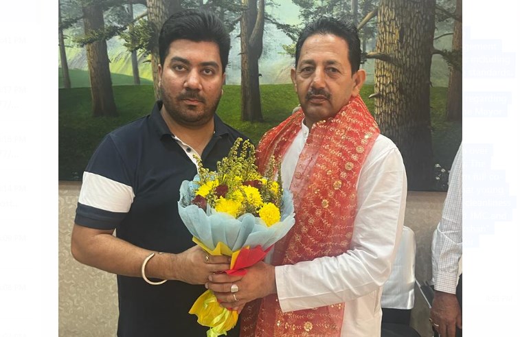 Abhinav Anand calls on Deputy Mayor JMC 