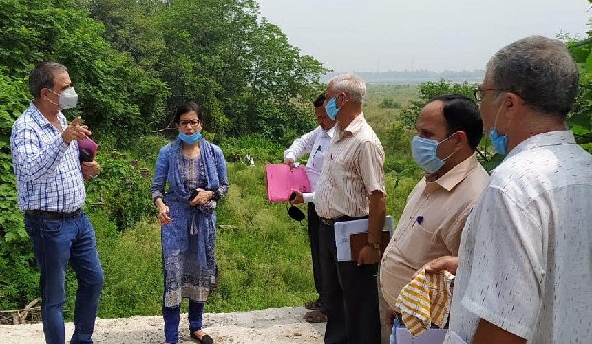Commissioner, JMC conducts tour at Peerkho to inspect the project of AMRUT