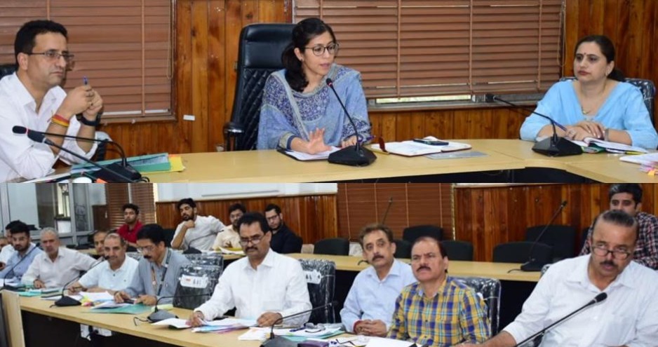 DC Jammu reviews progress of works under District plan, BADP