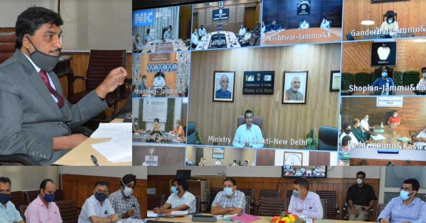 Implementation of Jal Jeevan Mission in J&K reviewed