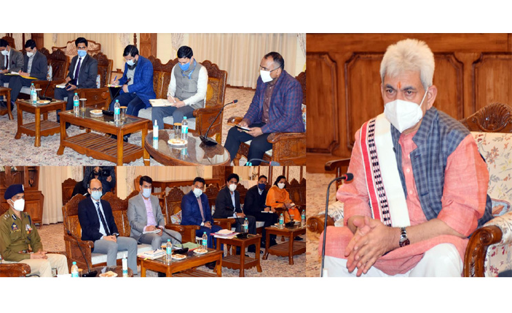 Lt Governor chairs meeting of all DCs of Kashmir Division