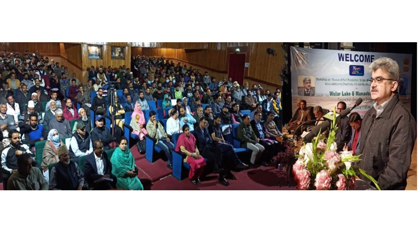  Govt. committed to revive old pristine glory of Wular, Manasbal lakes: Atal Dulloo