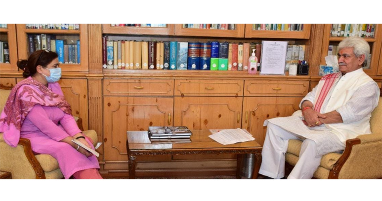 VC Kashmir University calls on Lt Governor