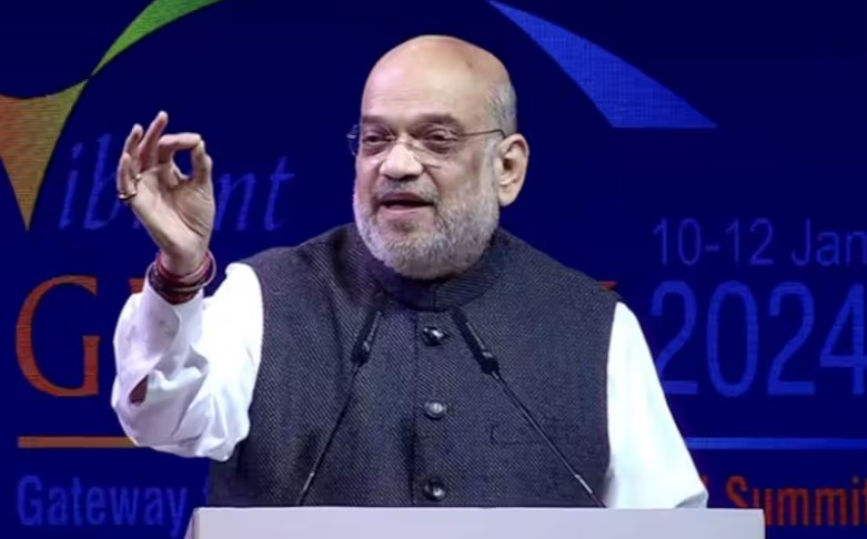 Amit Shah appeals Gujarati Industrialists to Invest in Jammu and Kashmir