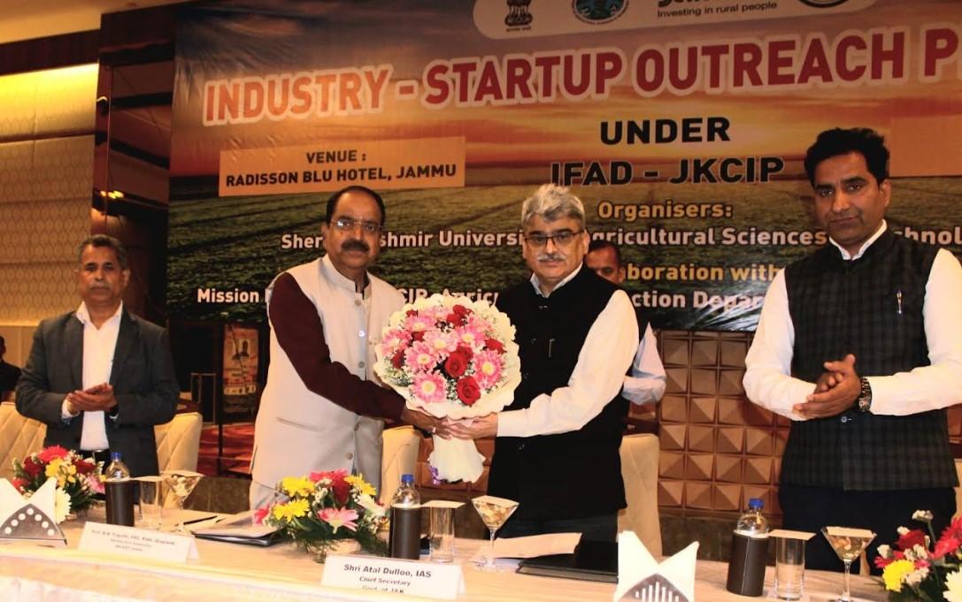 Chief Secretary inaugurates SKUAST-J industry startup outreach programme under JKCIP