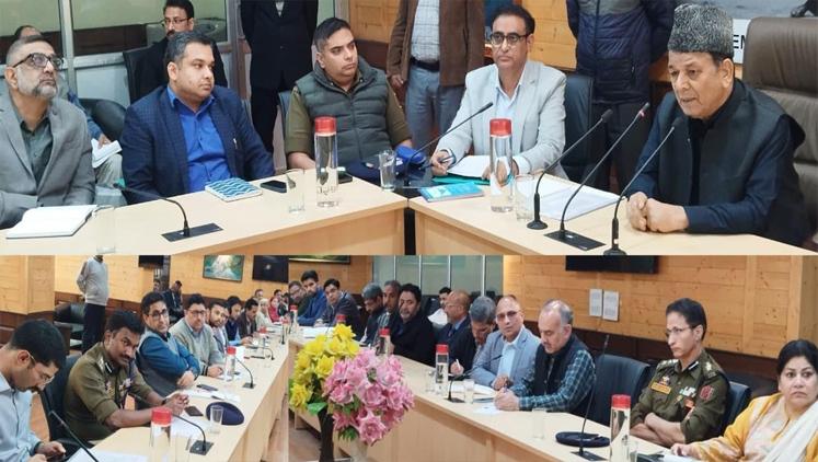 Speaker Legislative Assembly reviews arrangements for upcoming Assembly Session at Srinagar