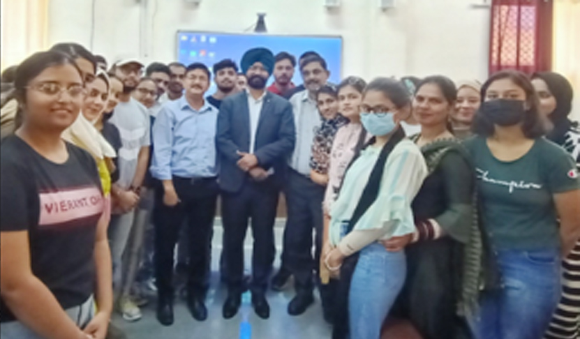 ADC Jammu interacts with SKUAST-J students