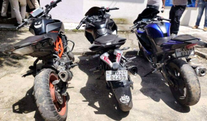 5 Stunt Bikers Booked, 21 Bikes Siezed in Kishtwar: Police