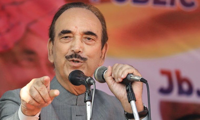 J&K faces Governance deficit: Ghulam Nabi Azad