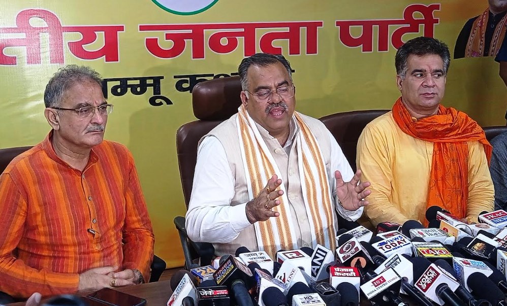J&K moving ahead with PM'S message : Chugh