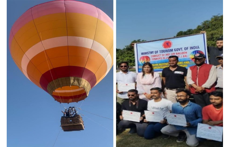 Tourism Department, IISM Gulmarg conduct Hot Ballooning Course at Jammu
