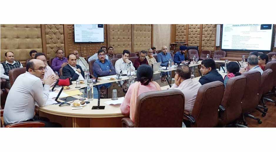Bhupinder Kumar reviews progress on development works in B&J hospital, Jammu