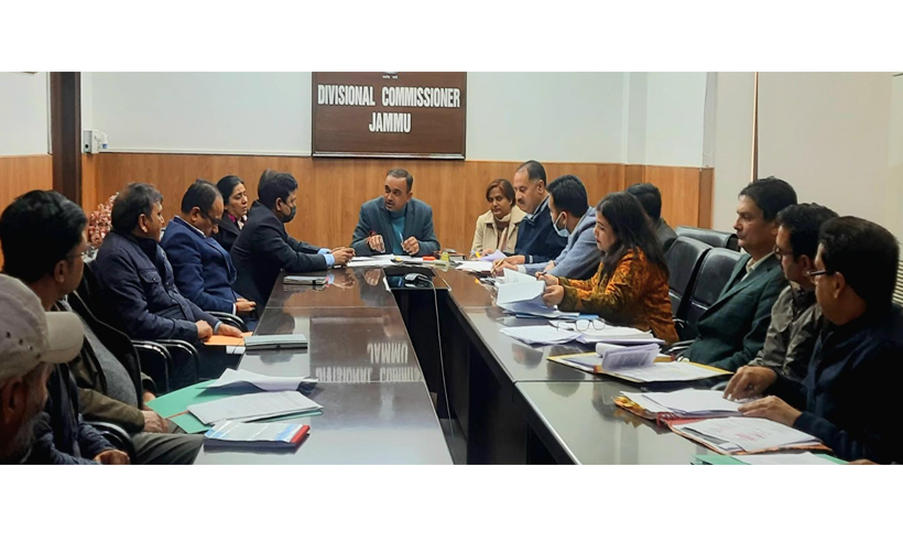 Div Com Jammu reviews establishment of Industrial Estates in Districts