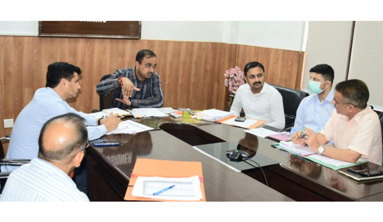 Div Com Jammu reviews Lumpy Skin disease control measures, Nasha Mukt Abhiyan activities in districts