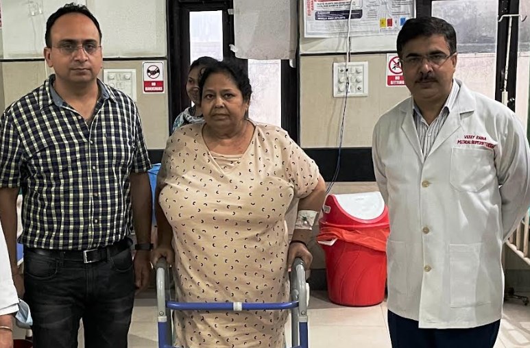 Total Knee Replacement performed in Government Hospital Sarwal