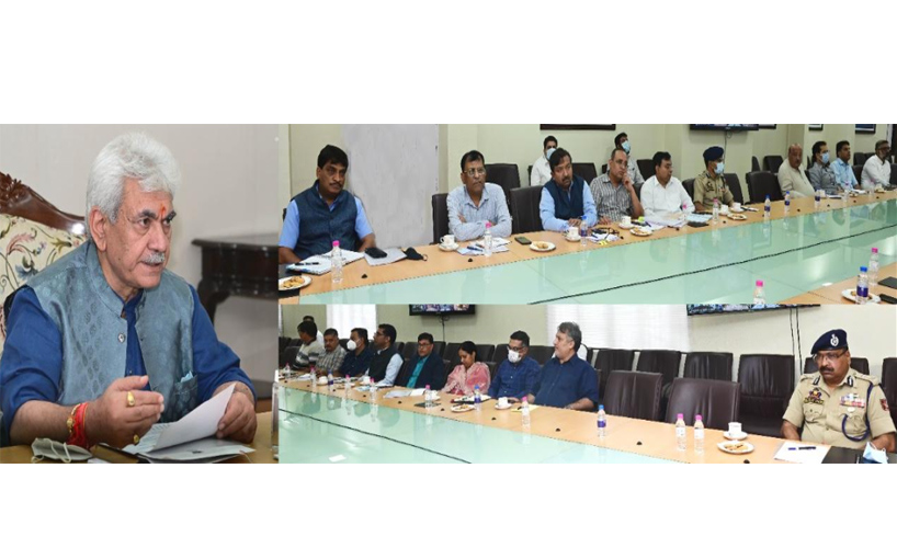 Lt Governor reviews preparations for ‘Har Ghar Tiranga’ campaign in a high level meeting