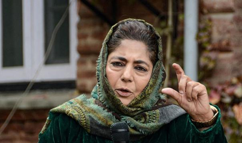 Non-locals, Indian forces' personnel being registered as voters in Baramulla: Mehbooba