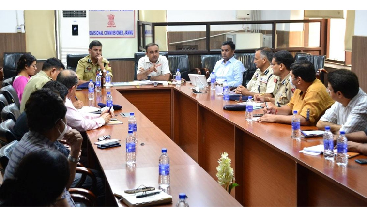 Div Com, ADGP Jammu review arrangements for Baba Buddha Amarnath Ji Yatra