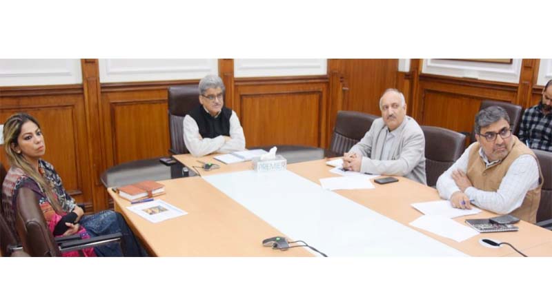 CS reviews progress on development of ‘Bagh-Gul-e-Dawood’ at Sgr