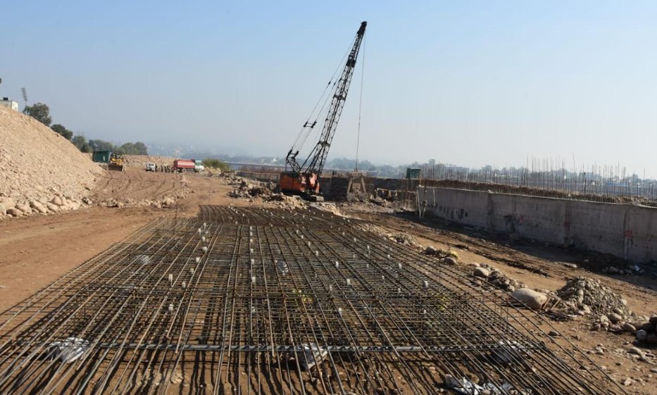 CEO JSCL Rahul Yadav reviews progress of Tawi River Front Project