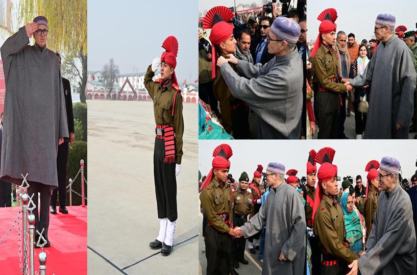 CM Omar Abdullah attends passing out parade of Agniveer batch in Srinagar