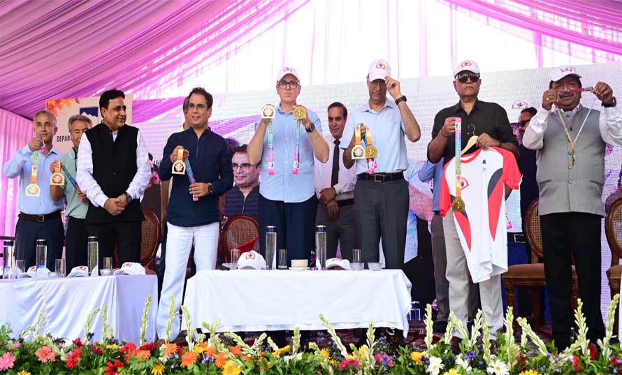 CM Omar Abdullah unveils official merchandise for Kashmir Marathon 2026, launches promotional campaign for the event