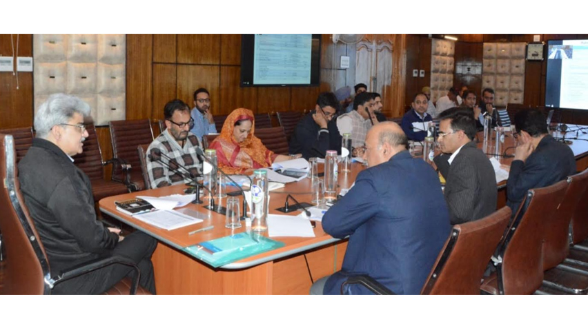 Dulloo reviews progress on devising action plan for promotion of Commercial Floriculture across J&K