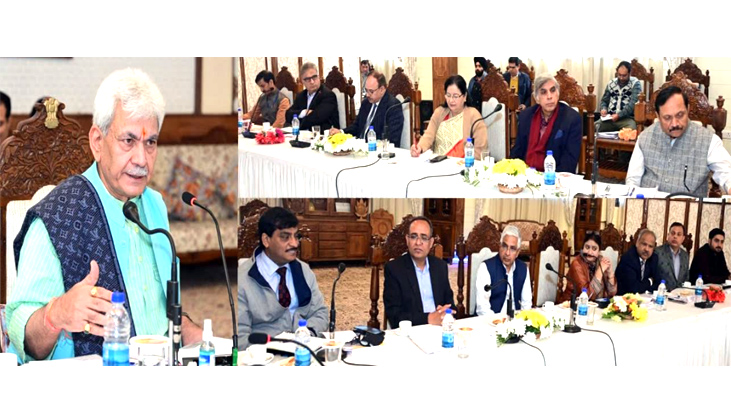 Lt Governor chairs first meeting of J&K Higher Education Council